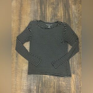 American Eagle Long Sleeve Ribbed Tee